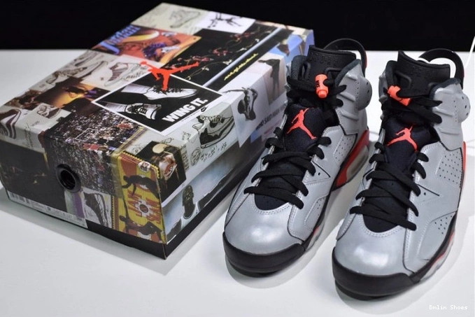 Bmlin Shoes Reflective 3M 6 CI4072-001 JSP Air Jordan Infrared 0701